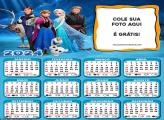 Calendário Frozen Personagens 2024