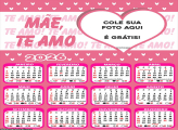 Calendário Mãe Te Amo 2026