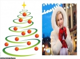 Árvore de Natal Desenho Moldura