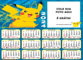 Calendário Pikachu Pokémon 2024