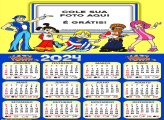 Calendário Lazy Town Desenho 2024