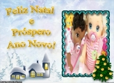 Feliz Natal e Próspero Ano Novo FotoMoldura