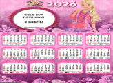 Calendário Barbie Jovem 2026