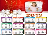 Calendário Laço de Natal 2019