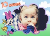 Minnie Baby 10 Meses Moldura