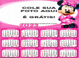 Calendário Minnie Vestido Cor-de-Rosa 2023