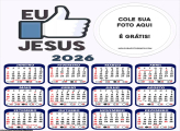 Calendário Eu Curto Jesus 2026