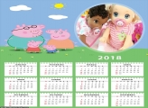 Calendário Peppa Pig 2018