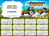 Calendário Pinguins de Madagascar 2026