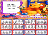 Calendário Ursinho Pooh Brinquedos 2022