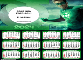 Calendário Lanterna Verde Super Herói 2024