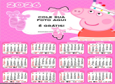 Calendário Peppa Pig Bailarina 2026