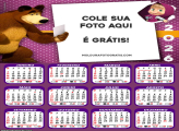 Calendário Masha e o Urso 2026
