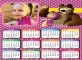 Calendário Masha e o Urso 2020