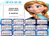 Calendário Anna Frozen 2022