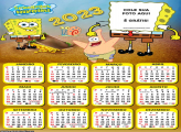 Calendário Bob Esponja Calça Quadrada 2023