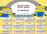 Calendário Desenho Minions 2022