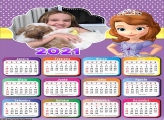 Calendário Princesa Sofia 2021