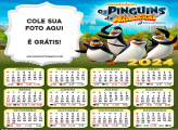 Calendário Pinguins de Madagascar 2024