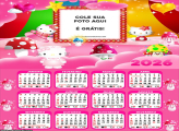 Calendário Hello Kitty Infantil 2026