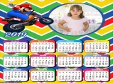 Calendário Super Mario Bros Motocross 2019