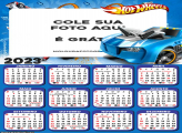 Calendário Hot Wheels Carro Azul 2023