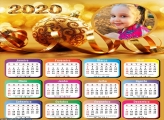 Calendário Natal Dourado 2020