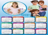 Calendário Poderoso Chefinho Família 2019