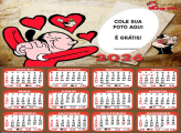 Calendário Olívia e Popeye 2026