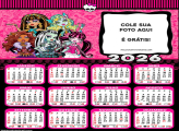 Calendário Monster High 2026