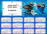 Calendário Frozen Uma Aventura Congelante 2026