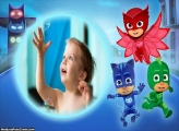 Moldura PJ Masks Montagem de Foto