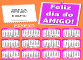 Calendário Feliz Dia do Amigo 2026