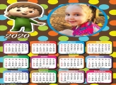 Calendário Infantil Garotinho 2020