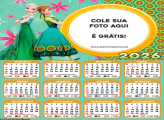 Calendário Frozen Elsa e Anna 2026