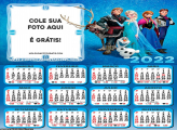 Calendário Frozen Desenho 2022