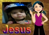 FotoMoldura Menina e a Bíblia Sagrada