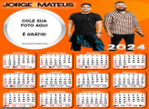 Calendário Jorge e Mateus 2024