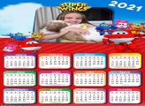 Calendário Super Wings 2021