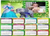 Calendário 2021 Barbie e Elefante 2021