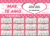 Calendário Mãe Te Amo 2023