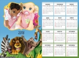 Calendário Madagascar 2018