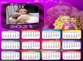 Calendário Barbie Amiga 2021