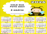 Calendário Abelhinha Baby 2026