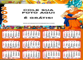 Calendário Goku Super Sayajin 2026