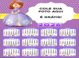 Calendário Princesa Sofia 2026