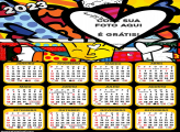 Calendário Romero Britto Coração 2023