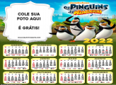 Calendário Pinguins de Madagascar 2022