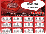 Calendário Corinthians Coração Corinthians 2022