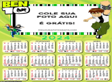 Calendário Ben 10 2024